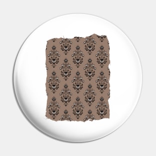 Haunted Mansion Wallpaper Mocha Brown #Neutral Pin