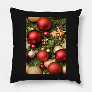 Christmas Seamless Pattern, Christmas Decorations #17 Pillow