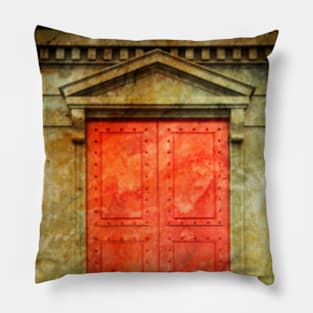 Red Doors Pillow