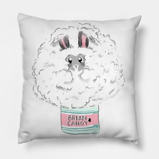 Brian the Cotton Candy Bunny Pillow