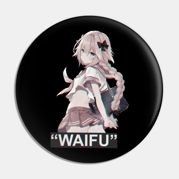 Glitch Fate Astolfo Waifu Pin by cocorf