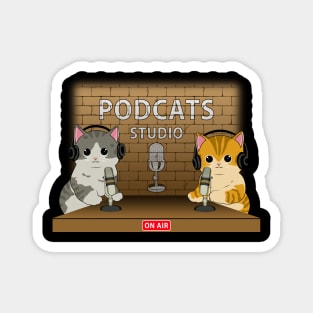 PODCATS STUDIO Magnet