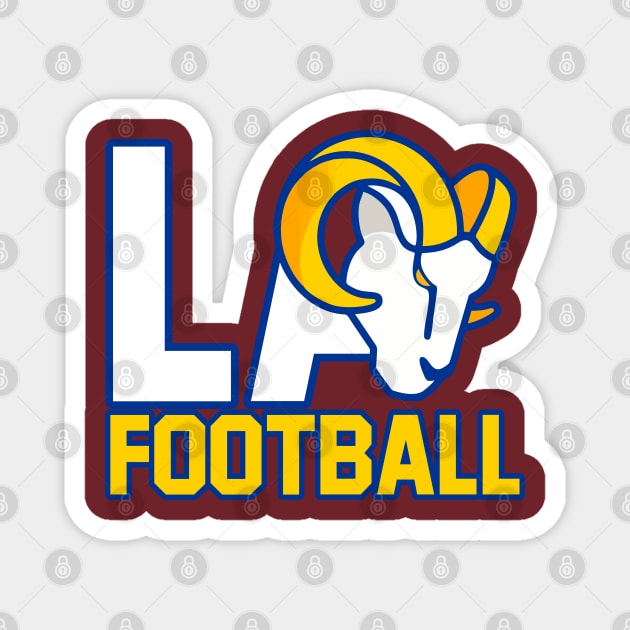 Los Angeles Football New Logo Magnet by RUS