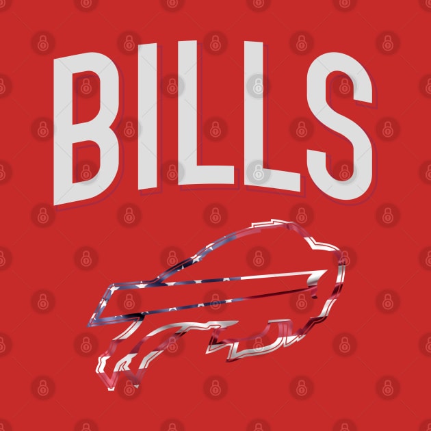 Buffalo Bills - Logo Football by Jandara
