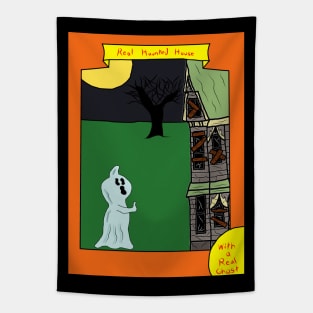 A Real Haunted House Sideshow Tapestry