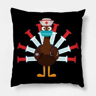 Thanksgiving turkey nurse Pillow