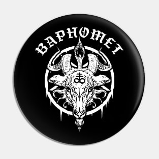 Baphomet The Goat Head God Pin