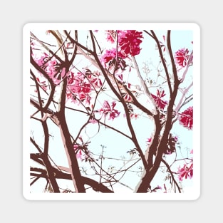 Tree Bloom, floral, flowers, nature, botanical, blossom, spring, flower, trendy, trending, summer, Magnet