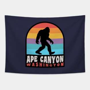 Ape Canyon Washington Bigfoot Sasquatch Mount St. Helens Tapestry