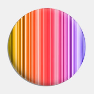 Vibrant rainbow stripes Pin