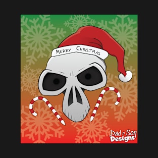 Santa Skull "Merry Christmas" T-Shirt