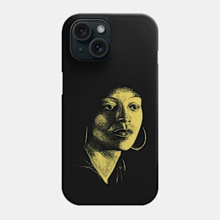 Yellow Angela Davis Phone Case