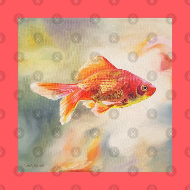 Goldfish painting by EmilyBickell