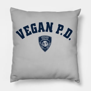 Vegan Police Department Pillow