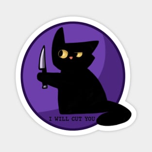 Murder Cat - Stabby Version Magnet