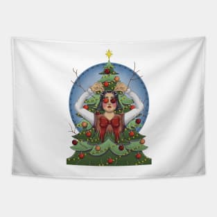 Christmas tree Tapestry