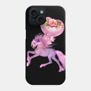 Wonderful fantasy foal with hearts Phone Case