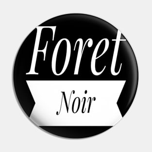 Foret Noir Logo Pin