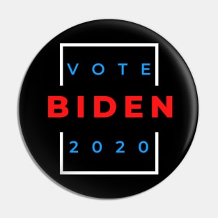 Vote Biden 2020 Tee Pin