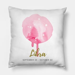 Libra Zodiac Artprint Illustration Poster Drawing Art Print Constellation Astrology Pillow