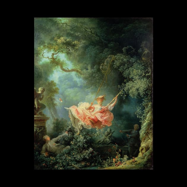 Swing Jean-Honoré Fragonard Famous Rococo Art by CONCEPTDVS