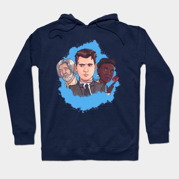 Detroit Become Human Connor Hank Amanda Detroit Become Human Hoodie Teepublic