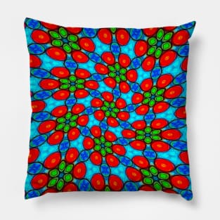 Colorful Paper Flower Pillow