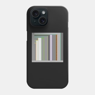 Gray stripedy stripes Phone Case