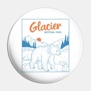 Glacier National Park Pin