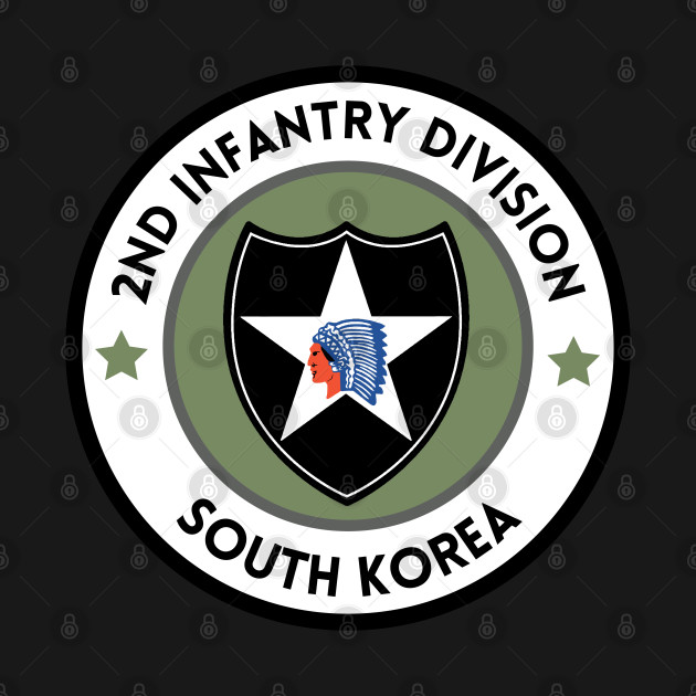 Disover 2nd ID South Korea Green Stars - 2nd Infantry Division - T-Shirt