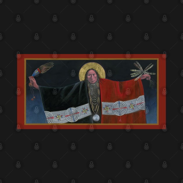 Lakota Annunciation II by JBG ICON