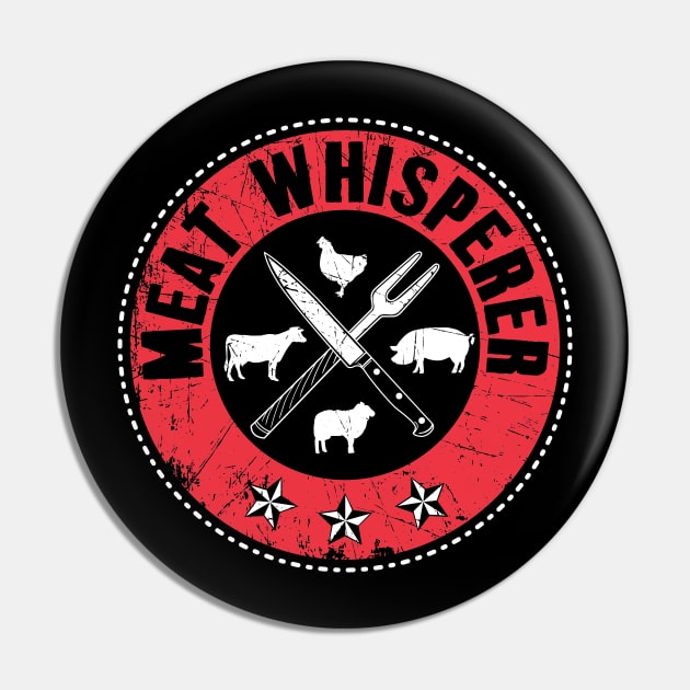 Meat Whisperer Pin by captainmood