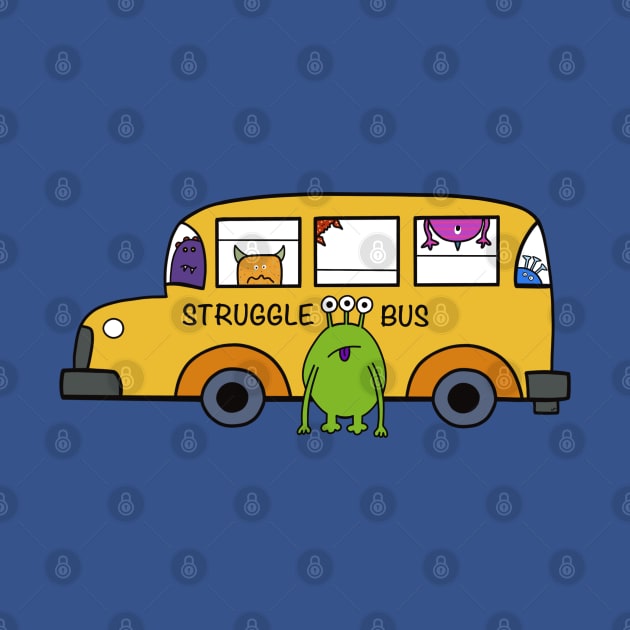 Struggle Bus by Coconut Moe Illustrations