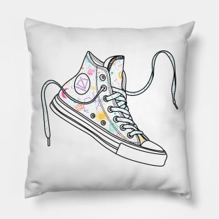 Sagittarius high tops - Pastel colours Pillow