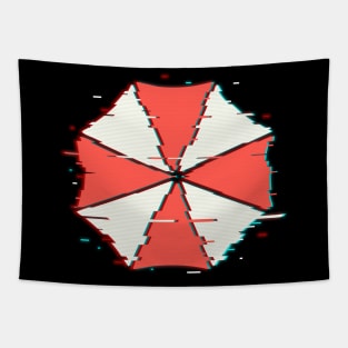 GLITCHY UMBRELLA Tapestry