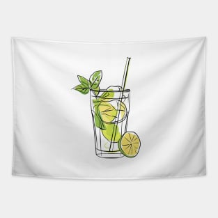 Mojito Pastel Art Tapestry