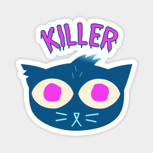 Mae Killer Night in the woods Magnet