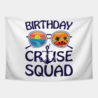 Birthday Cruise Squad Birthday Party Tee Cruise Squad 2023 Tapestry