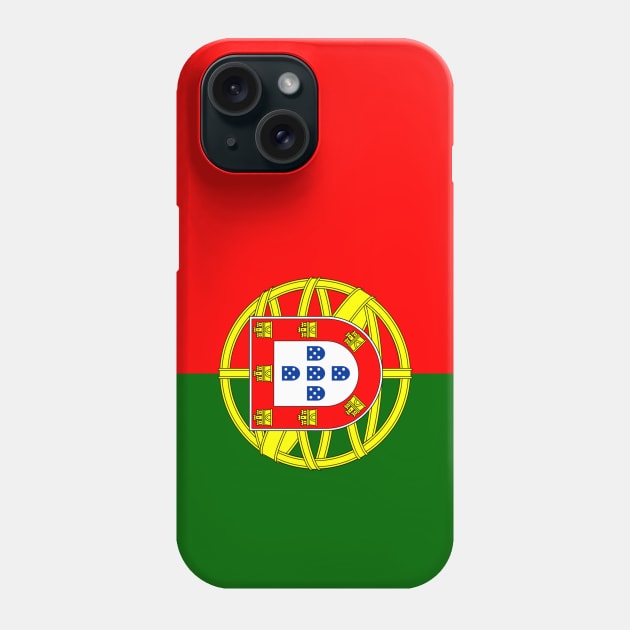 Portugal Flag Minimalist Phone Case by Issho Ni