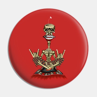 Meditating Freak Pin