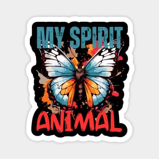 Butterfly Spirit Animal Magnet