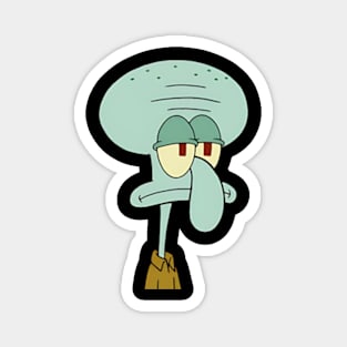 squidward, funny, sad mood Magnet