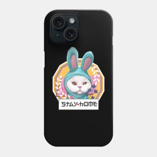 Stay home cute plushy bunny Phone Case