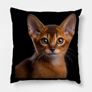 Abyssinian Cat - A Cute Gift Idea For All Cat Lovers And Cat Moms Pillow