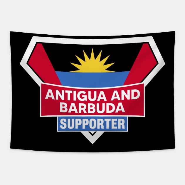 Antigua And Barbuda Super Flag Supporter Tapestry by ASUPERSTORE