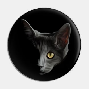 Black Cat Pin