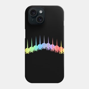 Trylon and Perisphere Rainbow Phone Case