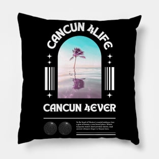 Cancun For Life Mexico Pillow