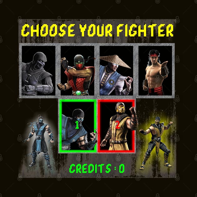 Choose your fighter Mortal Kombat Team by Pannolinno