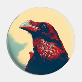 Raven Pop Art 5 Pin